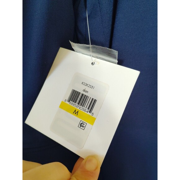 Kenzie Rebekah Stretch Crepe Blazer Navy Size Medium - Picture 4 of 7